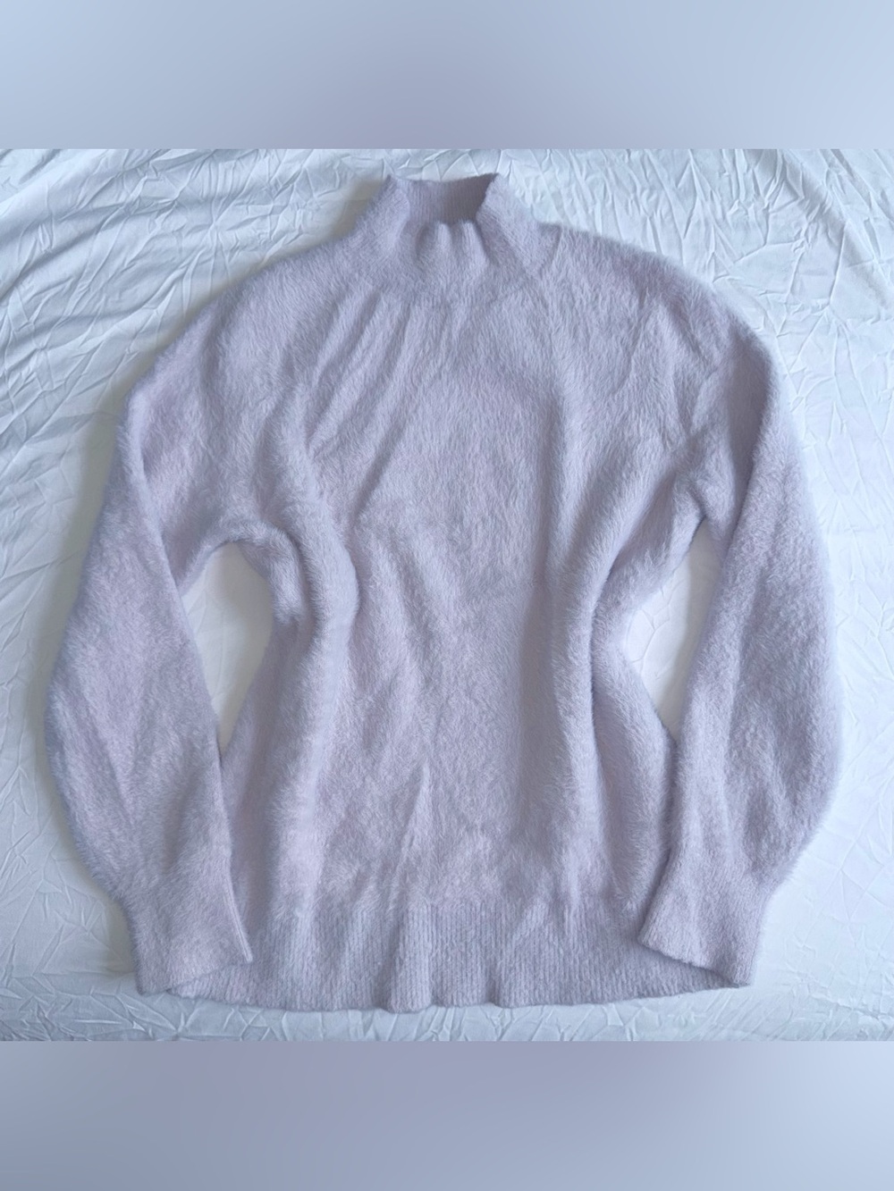 Brand New Soft Light Purple Vintage Y2K Style Size Small Retro Mock Neck Sweater